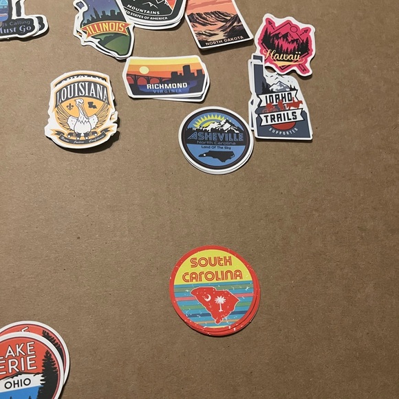 South Carolina Matte Finish PVC Removable Waterproof Decor Accent St… - Picture 12 of 13